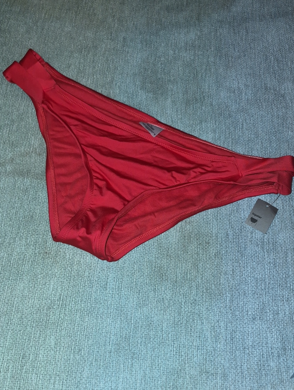 Mossimo Supply Co. Red Bikini Bottom - Low-Rise Hipster
